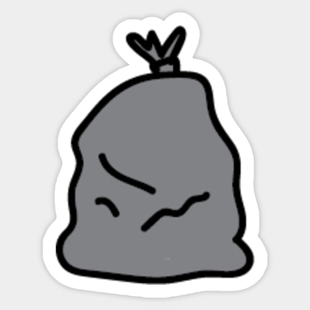 Trash Bag Sticker by rebotang